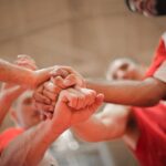 スポーツチームの結束(ハドル)